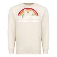 Sandshell I'll Just Have The Chicken Tenders Premium Sweatshirt - lanVoArt