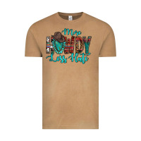 Vintage Camel Western More Howdy Less Hate Cowboy Hat Gemstone Vintage Tee - HowdyJamesFarm