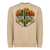 Mushroom hit hard run fast turn left Heavyweight Sweatshirt - BundleAndBundleShop