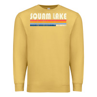 Antique Gold Vintage 70S 80S Style Squam Lake Nh Premium Sweatshirt - lanVoArt