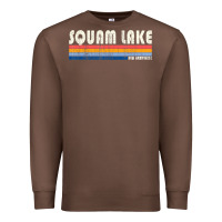 Chestnut Vintage 70S 80S Style Squam Lake Nh Premium Sweatshirt - lanVoArt