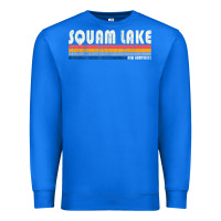 True Royal Vintage 70S 80S Style Squam Lake Nh Premium Sweatshirt - lanVoArt