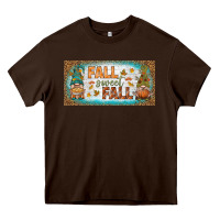 Chocolate Brown fall sweet fall license plate Heavy Core Tee - BundleAndBundleShop