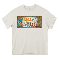 Cream fall sweet fall license plate Heavy Core Tee - BundleAndBundleShop