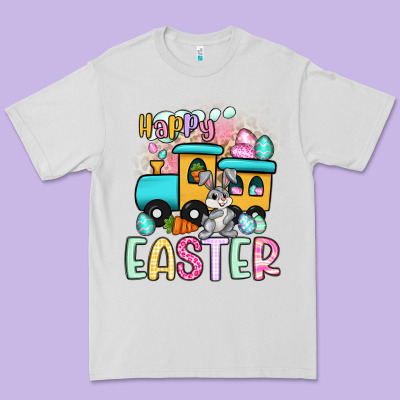 Happy Easter Train Premium Tee Designed By Artiststas