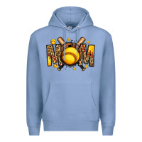 Colony Blue softball mom Premium Hoodie - Jasminsmagicworld