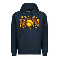Navy softball mom Premium Hoodie - Jasminsmagicworld