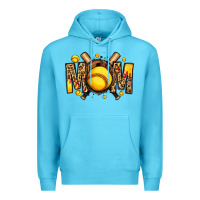 Ocean Blue softball mom Premium Hoodie - Jasminsmagicworld