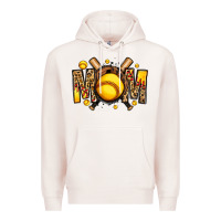 Pale Pink softball mom Premium Hoodie - Jasminsmagicworld