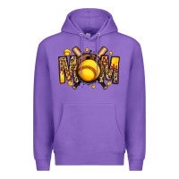 Purple softball mom Premium Hoodie - Jasminsmagicworld