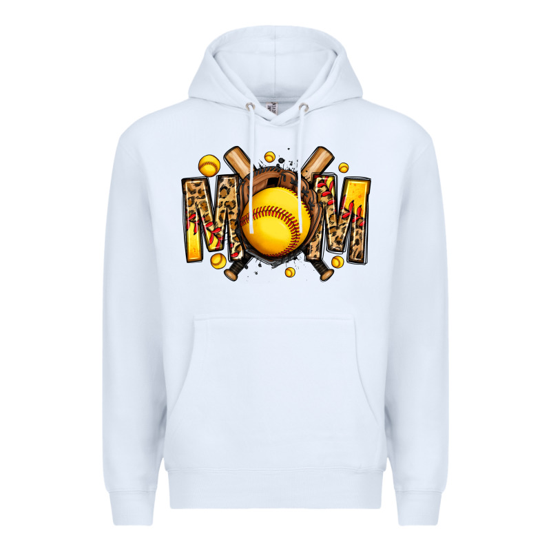 Softball Mom Premium Hoodie by Jasminsmagicworld | Teevron