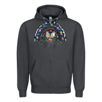 Smoke happy easter rainbow Zipper Hoodie - CowhideDigitalArt