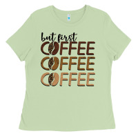 Matcha but first coffee coffee coffee Ladies Tee - BarkalooDesign