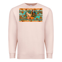 Pale Pink Fall coop animals pumpkin Premium Sweatshirt - Artiststas