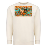 Sandshell Fall coop animals pumpkin Premium Sweatshirt - Artiststas