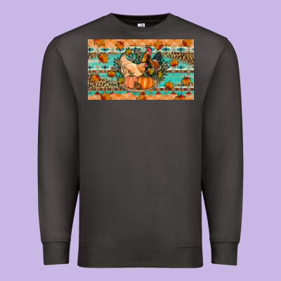 Fall Coop Animals Pumpkin Premium Sweatshirt Designed By Artiststas