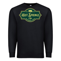 Black Hot Springs National Park Arkansas Nature Bear Hike Outdoors Premium Sweatshirt - lanVoArt