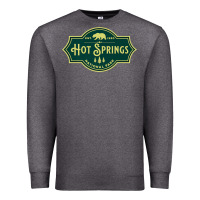 Charcoal Heather Hot Springs National Park Arkansas Nature Bear Hike Outdoors Premium Sweatshirt - lanVoArt
