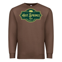 Chestnut Hot Springs National Park Arkansas Nature Bear Hike Outdoors Premium Sweatshirt - lanVoArt