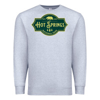 Heather Grey Hot Springs National Park Arkansas Nature Bear Hike Outdoors Premium Sweatshirt - lanVoArt