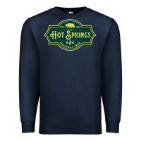 Navy Hot Springs National Park Arkansas Nature Bear Hike Outdoors Premium Sweatshirt - lanVoArt