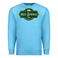 Ocean Blue Hot Springs National Park Arkansas Nature Bear Hike Outdoors Premium Sweatshirt - lanVoArt