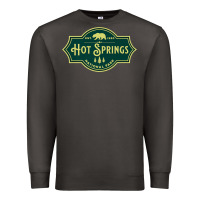 Smoke Hot Springs National Park Arkansas Nature Bear Hike Outdoors Premium Sweatshirt - lanVoArt