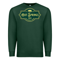 Sports Green Hot Springs National Park Arkansas Nature Bear Hike Outdoors Premium Sweatshirt - lanVoArt