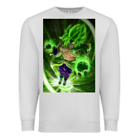 Dove Grey legendary broly supersaiyajin poster travel Premium Sweatshirt - lanVoArt