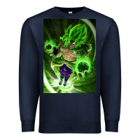 Navy legendary broly supersaiyajin poster travel Premium Sweatshirt - lanVoArt