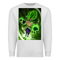 Oatmeal Heather legendary broly supersaiyajin poster travel Premium Sweatshirt - lanVoArt