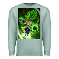 Seafoam legendary broly supersaiyajin poster travel Premium Sweatshirt - lanVoArt