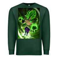 Sports Green legendary broly supersaiyajin poster travel Premium Sweatshirt - lanVoArt