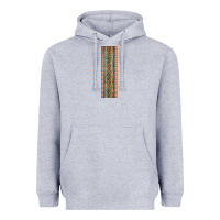 Heather Grey Fall Pattern Heavyweight Hoodie - Artiststas