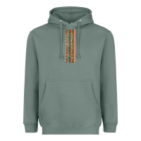 Sage Fall Pattern Heavyweight Hoodie - Artiststas
