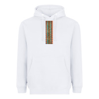 White Fall Pattern Heavyweight Hoodie - Artiststas