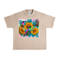 French Oak hummingbirds sunflower Urban Heavy Tee - TumblerDesignByShophia
