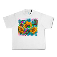 Lunar Rock hummingbirds sunflower Urban Heavy Tee - TumblerDesignByShophia