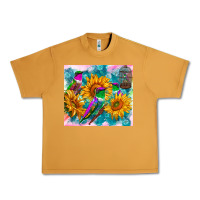 Peanut Butter hummingbirds sunflower Urban Heavy Tee - TumblerDesignByShophia