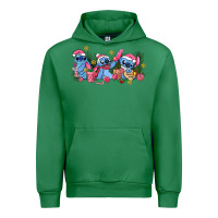 Emerald pink christmas stitch and gifts Urban Hoodie - AdoDesignShop