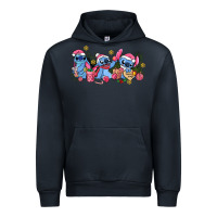Navy pink christmas stitch and gifts Urban Hoodie - AdoDesignShop