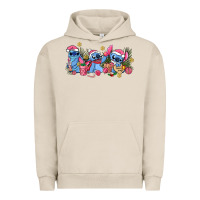 Pigment French Oak pink christmas stitch and gifts Urban Hoodie - AdoDesignShop