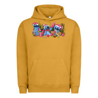 Pigment Peanut Butter pink christmas stitch and gifts Urban Hoodie - AdoDesignShop