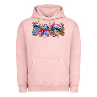 Pigment Salmon pink christmas stitch and gifts Urban Hoodie - AdoDesignShop