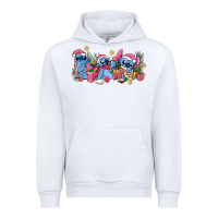 White pink christmas stitch and gifts Urban Hoodie - AdoDesignShop