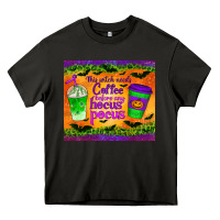 Asphalt this witch needs coffee before any hocus pocus tumbler Heavy Core Tee - BundleAndBundleShop