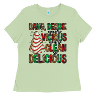 Matcha dang debbie christmas tree cake Ladies Tee - Jasminsmagicworld