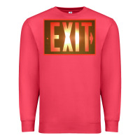 Cardinal exit sign   hippie Premium Sweatshirt - lanVoArt