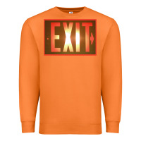 Carrot exit sign   hippie Premium Sweatshirt - lanVoArt