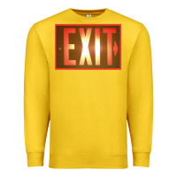 Lemon exit sign   hippie Premium Sweatshirt - lanVoArt